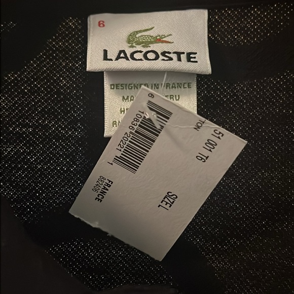 LACOSTE Men’s Long Sleeve Cotton Polo - Picture 8 of 12